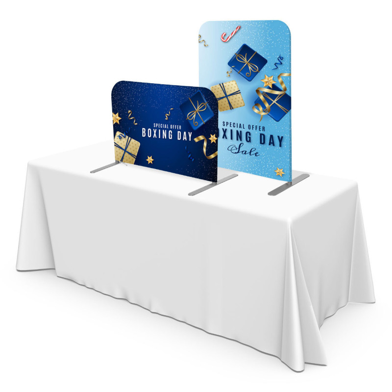 24"w x 48"h Straight Tabletop Display Kit