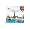 8' - 96''x89'' Straight Fabric Display Wall Kit - Single Side Imprint