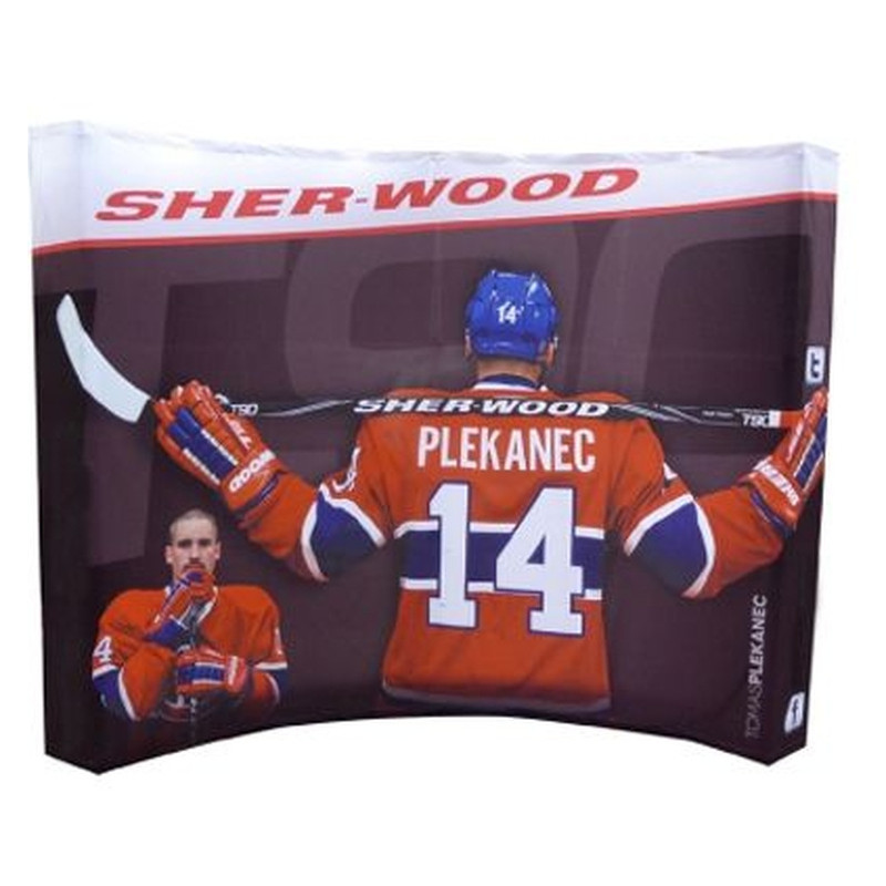 8' - 87''x89'' Curved Pop-Up Banner Wall Kit