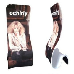 36''x89'' Double-Sided Snake V3 Display Fabric Only w Dye Sublimation Print