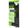 2.8'w x 6.6"h SEG Lighted Display w/Folding Frame