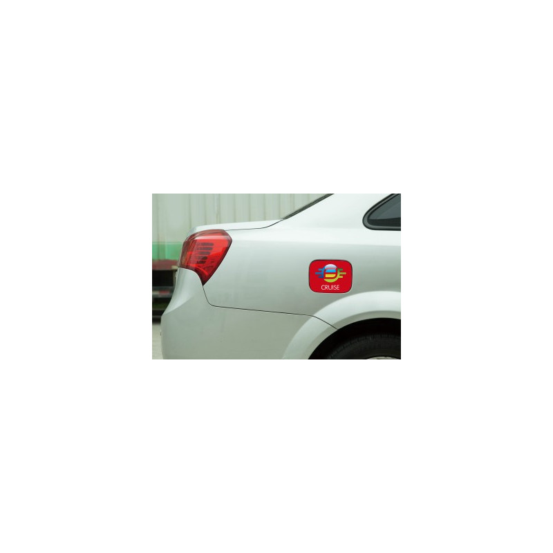4.52"x5.51" Car Fuel Door Cover w Digital Print