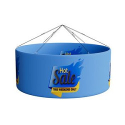 10' Diameter Circle Hanging Banner Kit