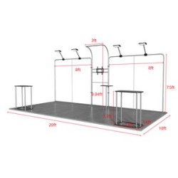 10' x 20' Tradeshow Booth Kit E