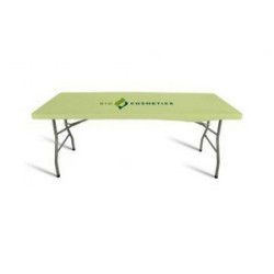 72"w x 30"h Fitted Stretch Stain-Resistant Table Topper