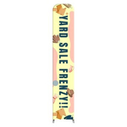 MagLock Straight Fabric Display - 1.5'w x 8'h