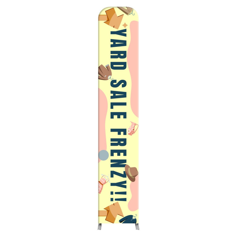 MagLock Straight Fabric Display - 1.5'w x 8'h