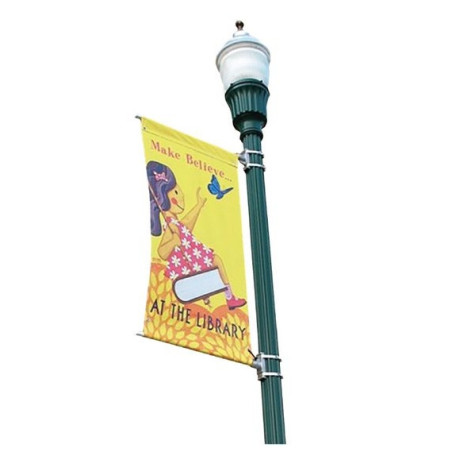 30"x60" Double-Sided Fabric Street Pole Banner - Fabric Only w Digital Print
