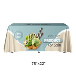 78" X 22" Folding Table & Table Cover Kit