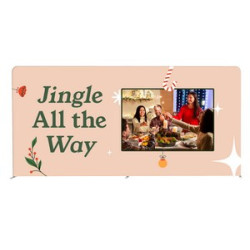 15'L x 89"h Straight Display Wall - Single-Sided