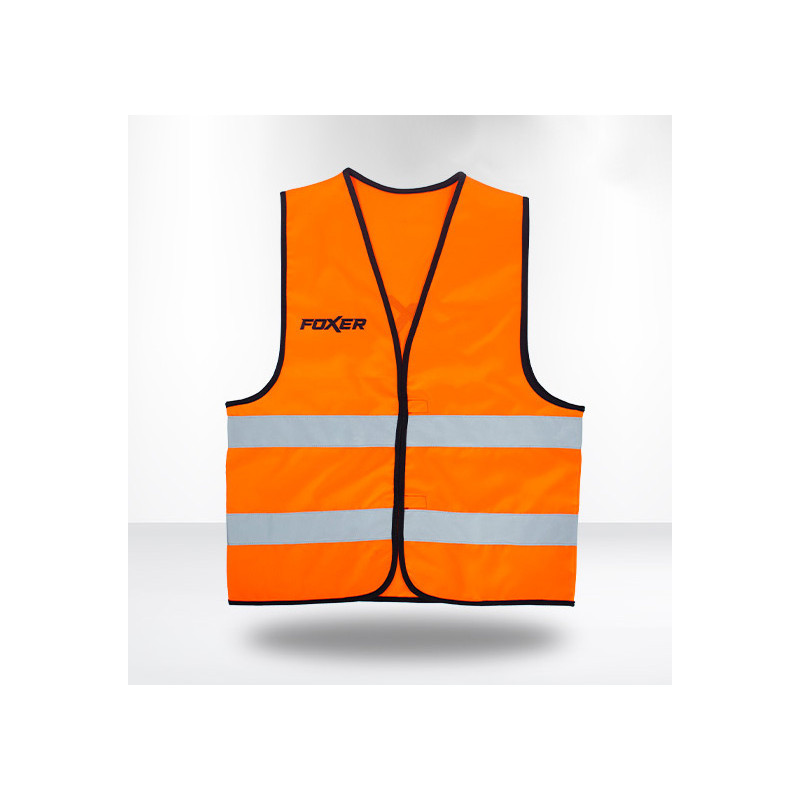 Fluorescent Reflective Safety Vest w/Velcro Closure - 22" x 27"