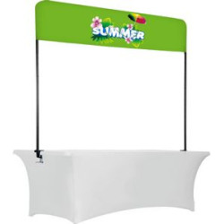 16''x96'' Double-Sided Overhead Banner Display