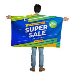 3'x5' Wearable Body Flag