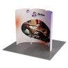 MagLock Curved Fabric Booth Display Kit C - 9'w x 6.5'h