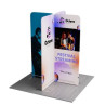 MagLock X-Shape Fabric Booth Display Kit H - 6.6'w x 8'h