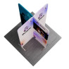 MagLock X-Shape Fabric Booth Display Kit H - 6.6'w x 8'h