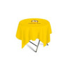 Square Non-Fitted Standard Table Cover - 7oz Polyester w Dye Sublimation Print