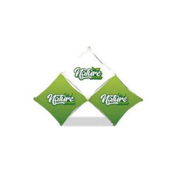 3 Quad Pyramid Table-Top Grid Banner