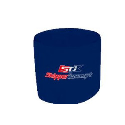 60''x29'' Round Fitted Economy Table Cover - 6oz Polyester w Digital Print