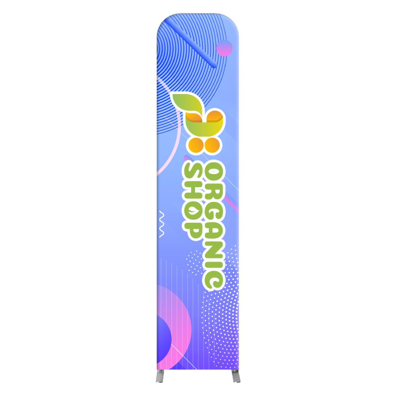 MagLock Straight Fabric Display - 1.5'w x 6.5'h