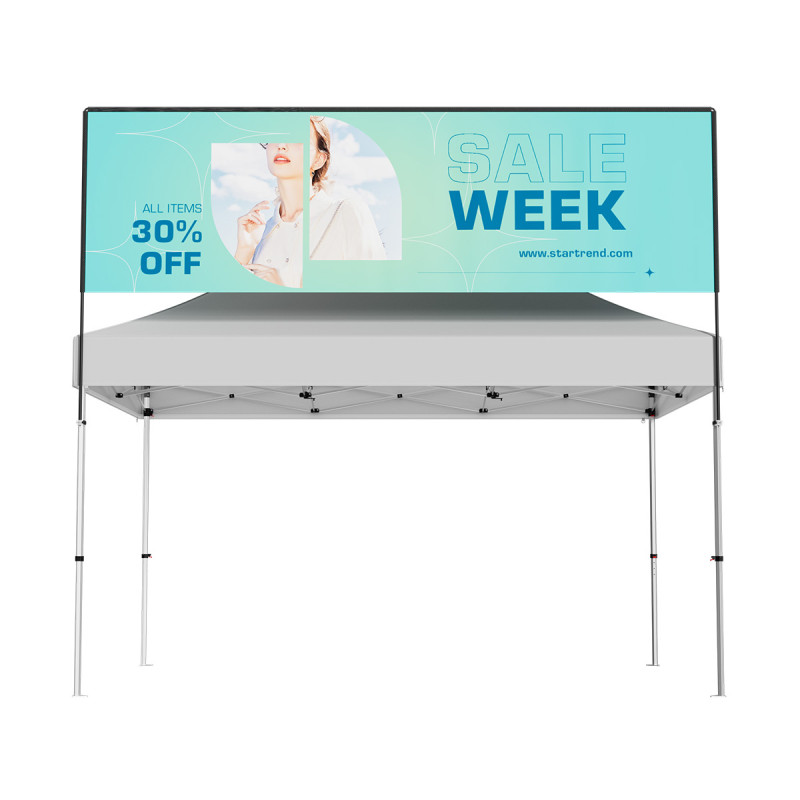 15'w x 4'h Square Tent Billboard Display