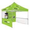 10x10' Premium Hex Anodized Aluminum Frame Tent Kit w/Full Rear Wall & Side Walls
