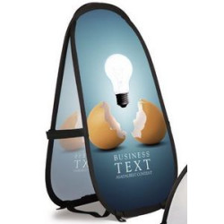 Vertical 2 Sided Pop Out Banner (24"x36")