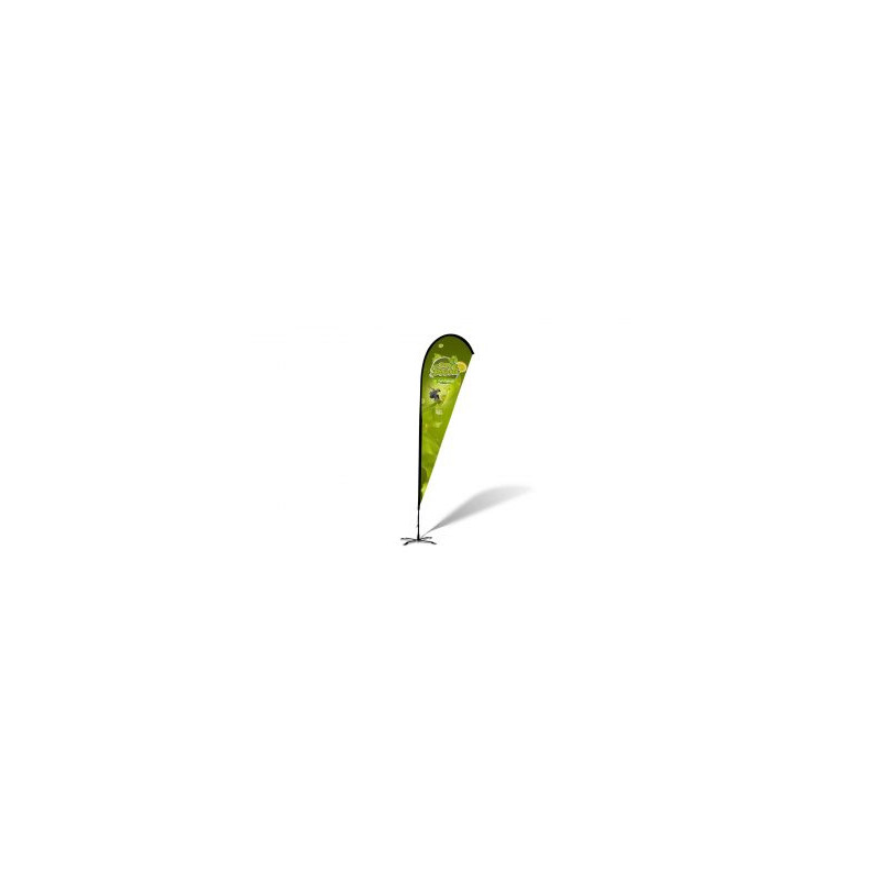 12ftTeardrop Feather Flag Banner - 2 Side Imprint