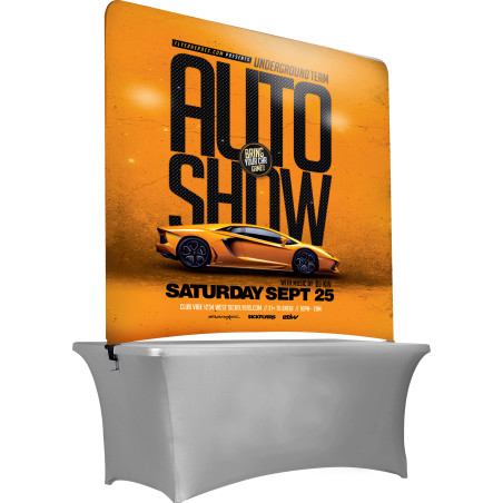 63''x72'' Double-Sided Overhead Banner Display