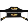 13' x 20' Hex Anodized Aluminum Frame Tent Kit w/Full Rear Wall & Side Walls