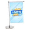 5.5"x8.3" Desktop Flag - 2 Side Imprint