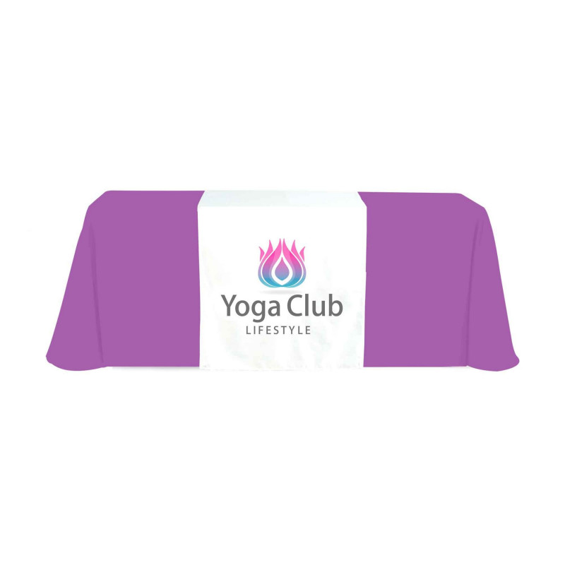 36''x88'' Economy Table Runner - 6oz Polyester w Digital Print