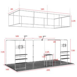 10' x 20' Tradeshow Booth Kit D