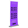 34"x79" Single-Sided Premium Retractable Banner w Dye Sublimation Print on 600 Polyester