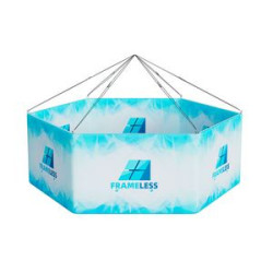 8' Hex Hanging Banner Kit