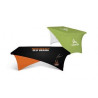 6' Fitted Elastic Cross-Over Table Cover - 7oz Polyester w Dye Sublimation Print