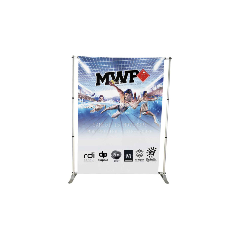 10'x8' Fabric Banner for Adjustable Wall Frame