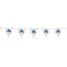 15' Triangle Pennant String - 1 Side Imprint
