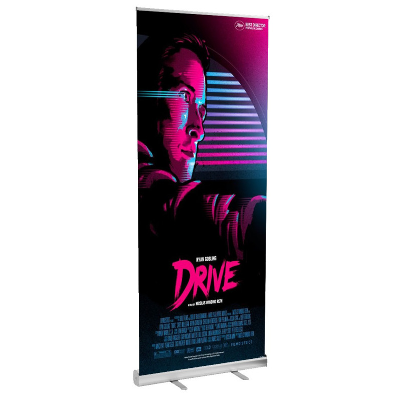 34"x79" Standard Retractable Banner w/Full Color 1 Side