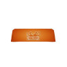 8' to 6' Convertible Stain-Resistant Table Cover - 7oz Polyester w Dye Sublimation Print