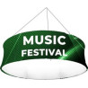 Round Hanging Banner - 72dia x 21"h