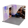 MagLock L-Shape Fabric Booth Display Kit A - 9'w x 6.5'h
