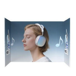 20' – 480"w x 90"h U-Shaped Backdrop Display