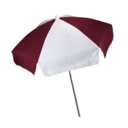 Burgundy Red/White
