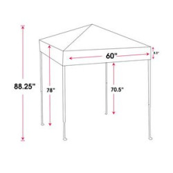 5' Pop Up Tent (Full Color)