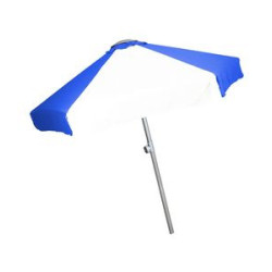 7' Telescopic Aluminum Market Umbrella with Valence