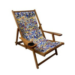 Wood Sling Chair (Full Color)