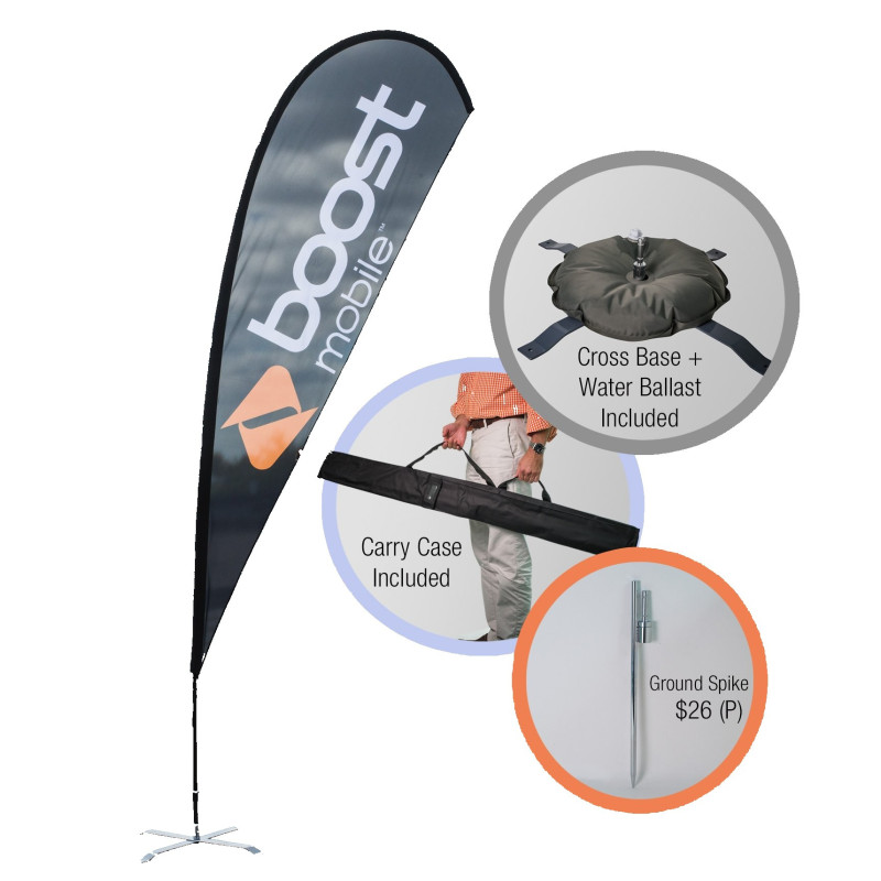 Teardrop Banner (Single Sided)