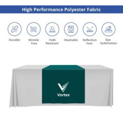 Custom Table Runner with Hot Knife Cut (1' x 1ft/sqft)