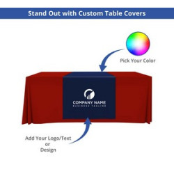 Custom Table Runner with Hot Knife Cut (1' x 1ft/sqft)